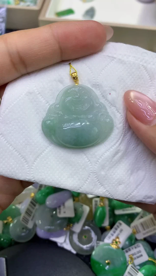 颈饰未镶嵌翡翠天然缅甸A货翡翠