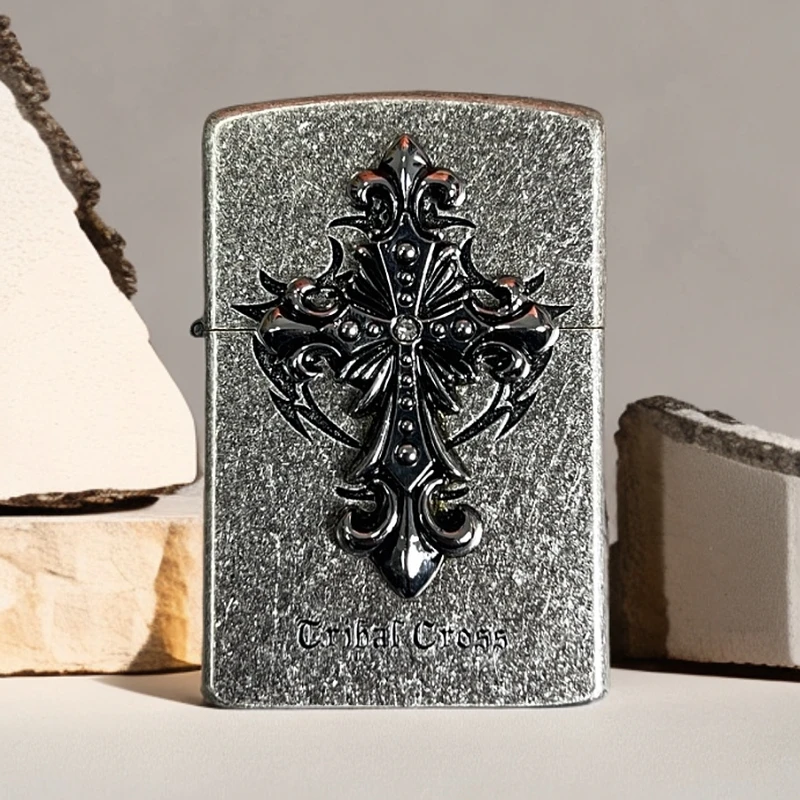 ZORRO【Z9838A】34-ZR天使十字架打火机经典款（自行加油）-火花优品