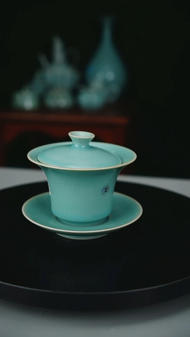 【闪购商品】杯2号马蹄三才盖碗   一级品