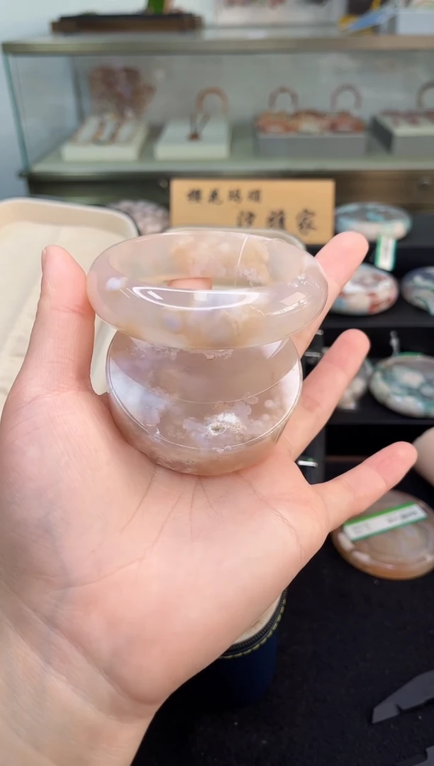 未镶嵌手镯石英质玉63圈口（赠品镯心）3885203