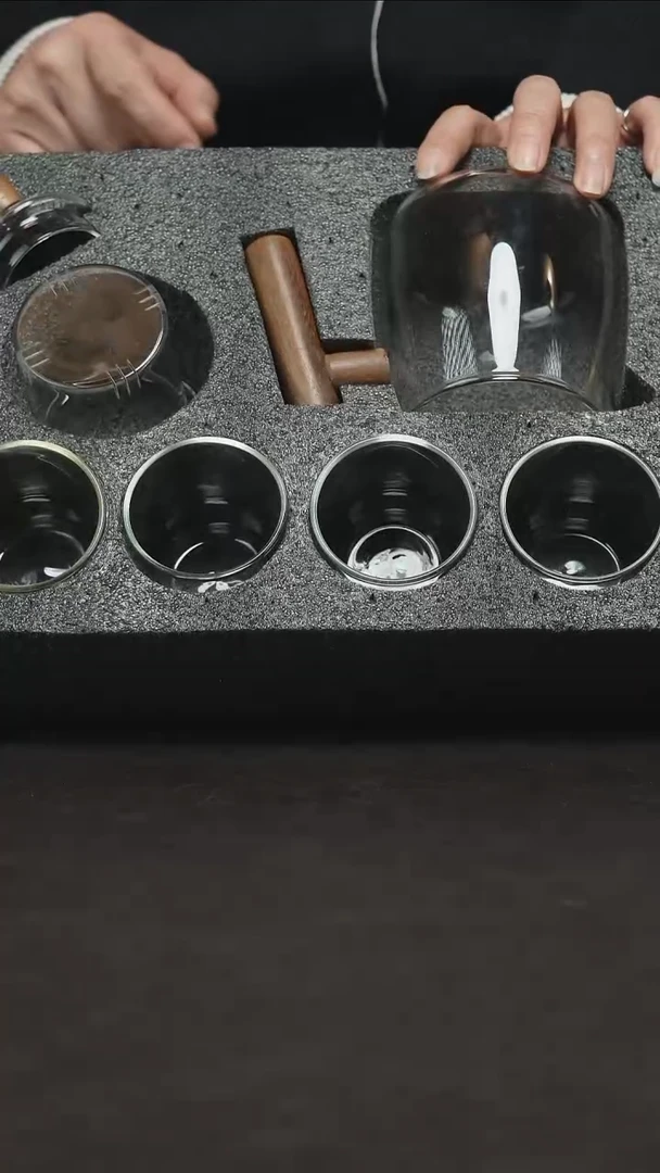 【闪购商品】紫砂茶壶玻璃公道套组