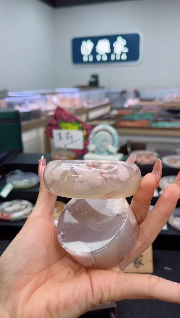 石英质玉手镯未镶嵌60圈口（赠品镯心）04