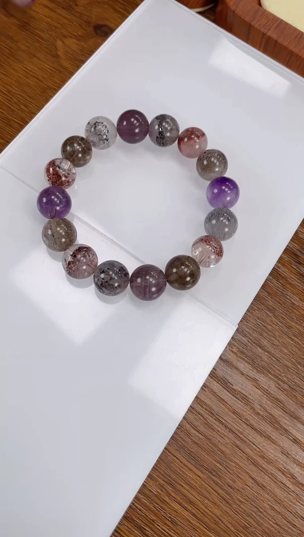 【闪购商品】水晶手链未镶嵌超七手串11+mm