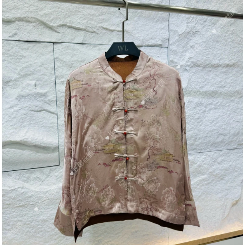 粉黛-原创设计师国风新中式女款百搭外套XH961