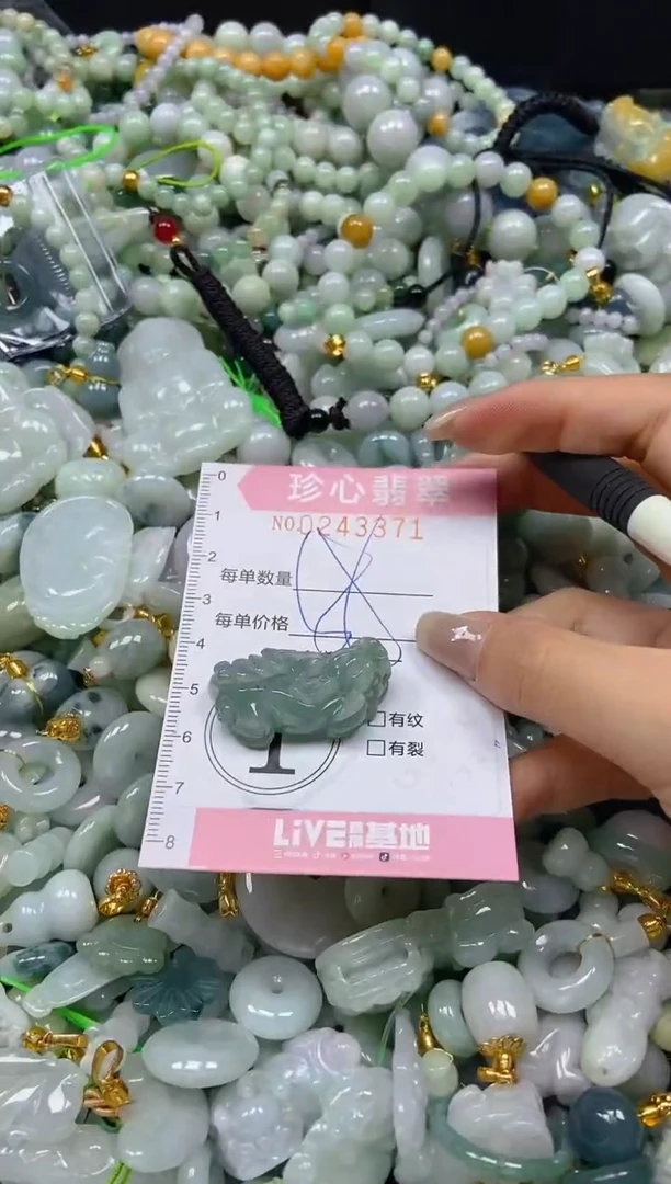 翡翠未镶嵌颈饰闪购0243371