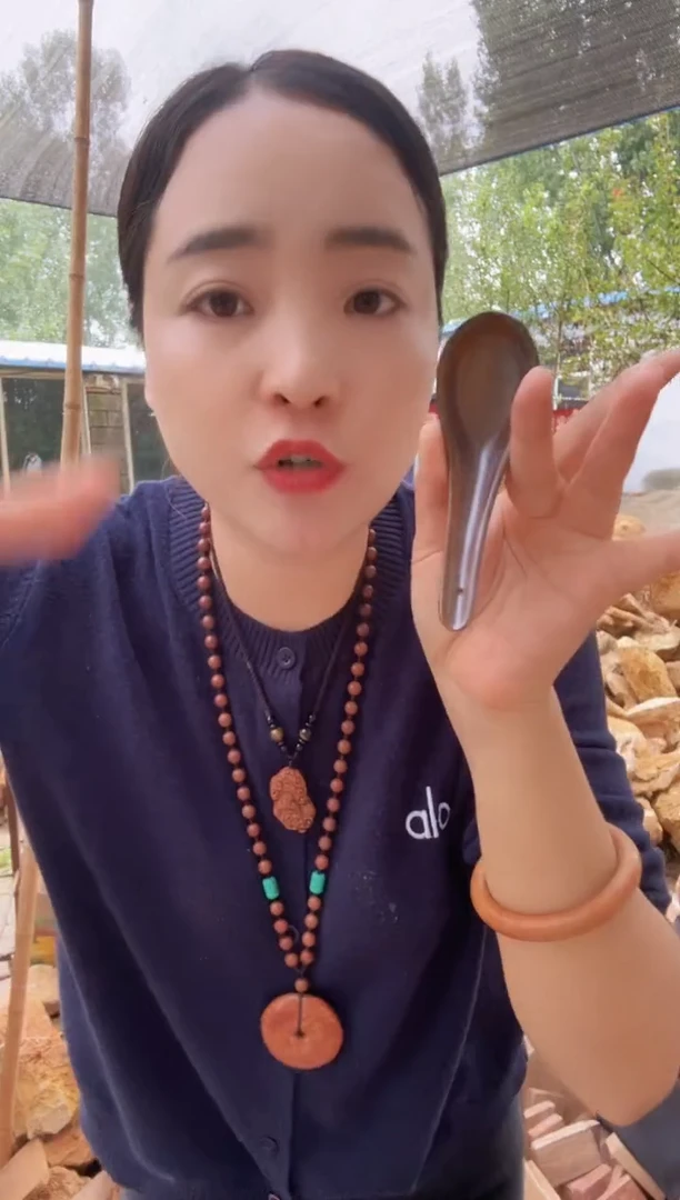 瓷土柴烧儒陶勺子
