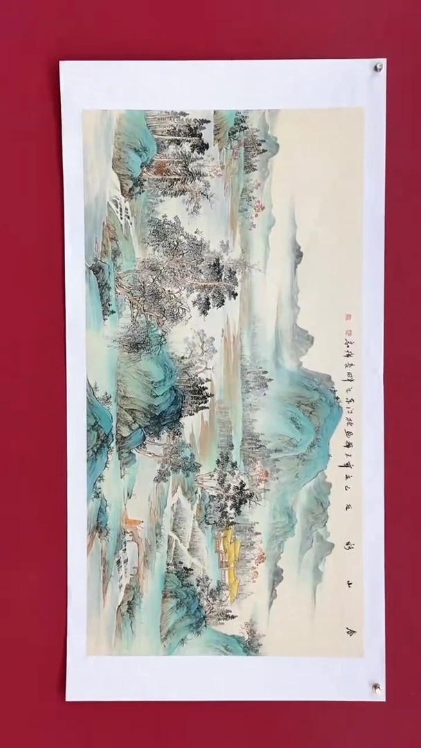 国画国画绘画山水花鸟