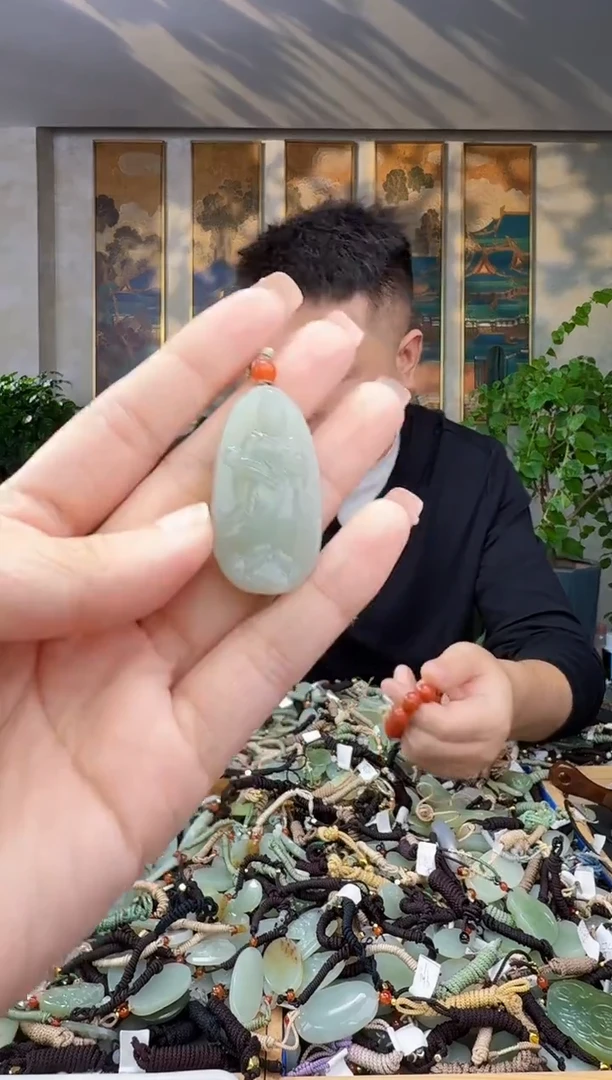 未镶嵌和田玉挂件拍一发一
