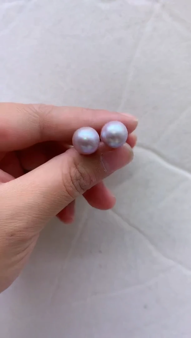 【闪购商品】淡水珍珠耳钉银S925镶嵌淡水珍珠耳钉