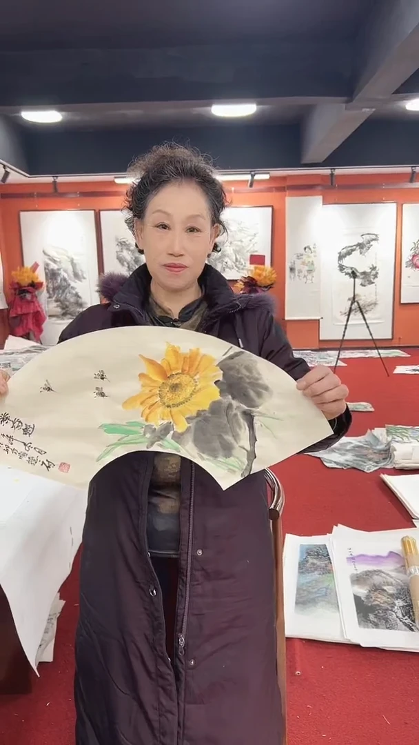 国画纪兰云/国画/花鸟