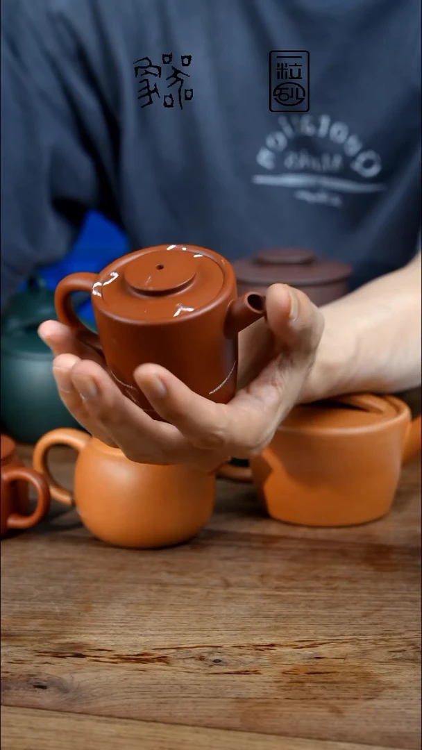 茶壶紫砂瑕一粒砂小红杯