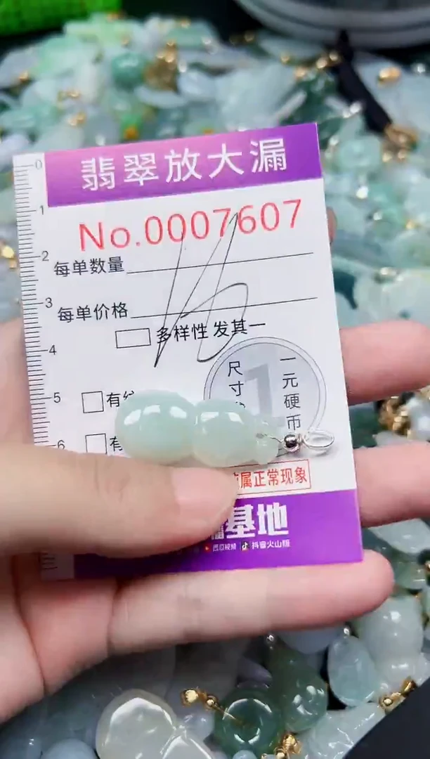 颈饰未镶嵌翡翠7607