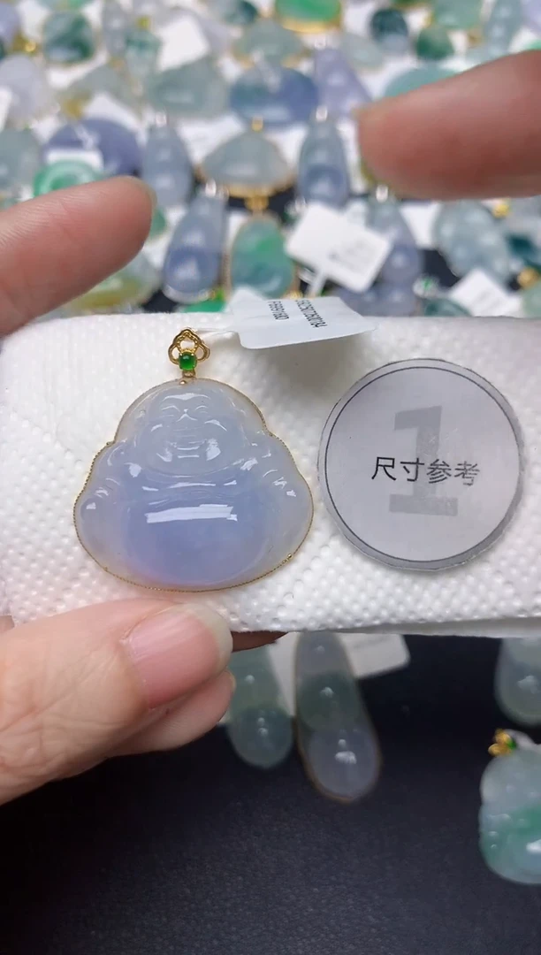 颈饰未镶嵌翡翠天然缅甸A货翡翠