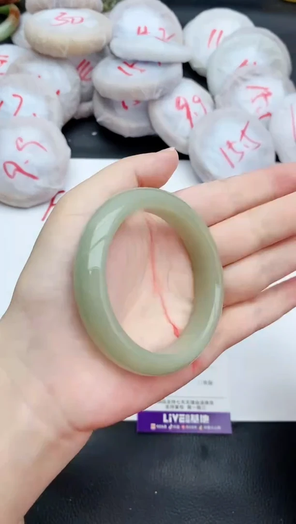 未镶嵌手镯石英质玉166+53/54