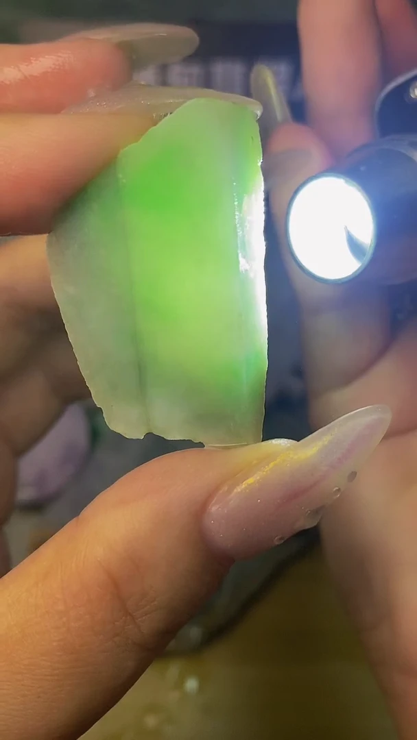 翡翠裸石天然A货缅甸翡翠高品质边角料55