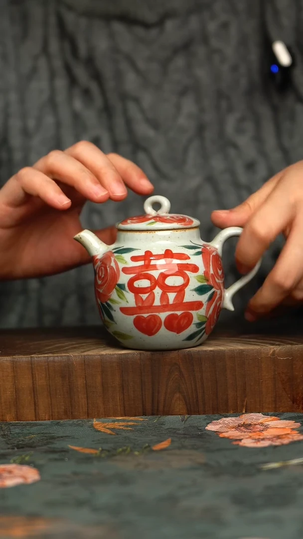 杯釉下彩手工手绘同款陶器