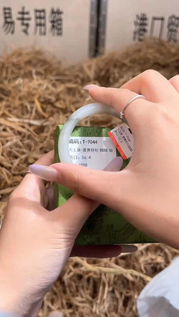 未镶嵌手镯石英质玉T7044