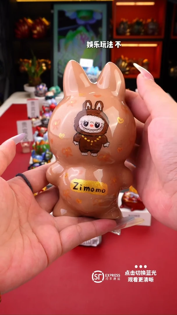 木13公分檀木手绘1