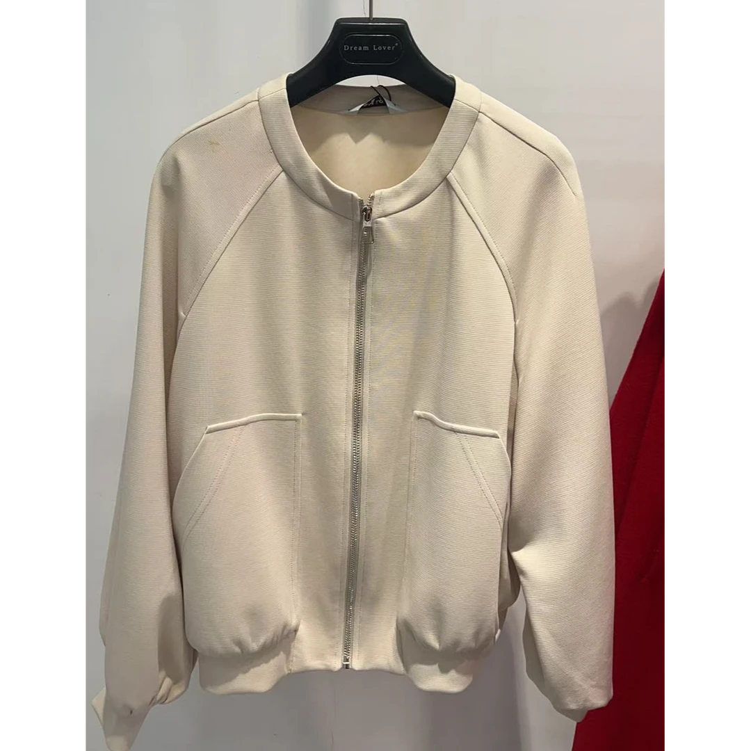 梦里人简约时尚休闲百搭外套2278