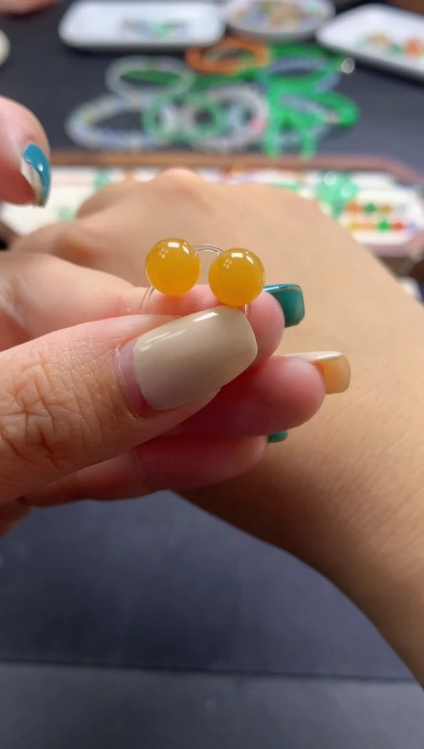 未镶嵌定制翡翠卡7.3mm