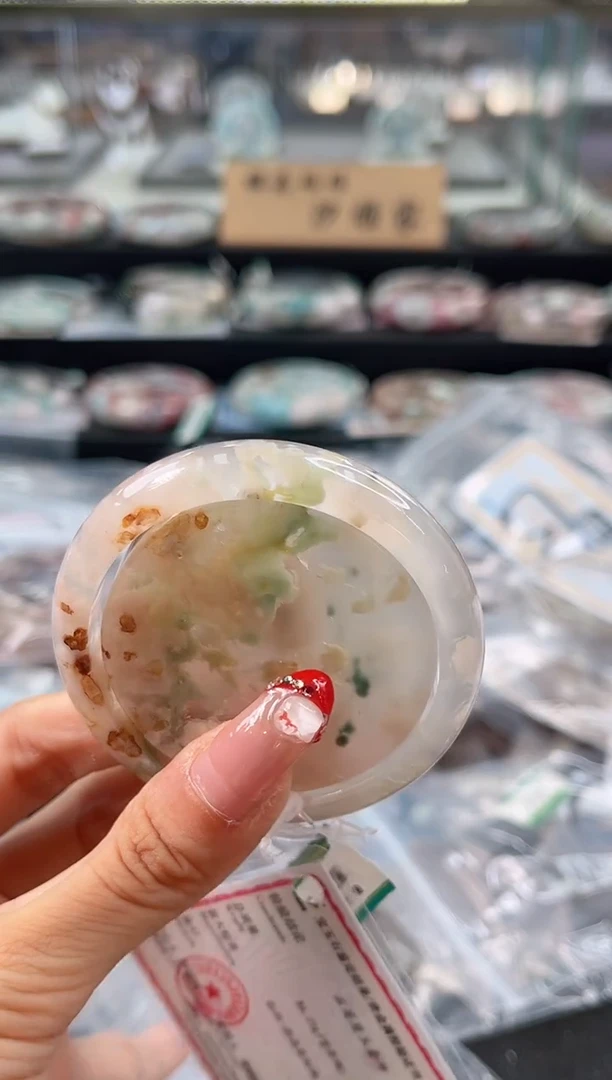 未镶嵌手镯石英质玉圈口 （赠品镯心）