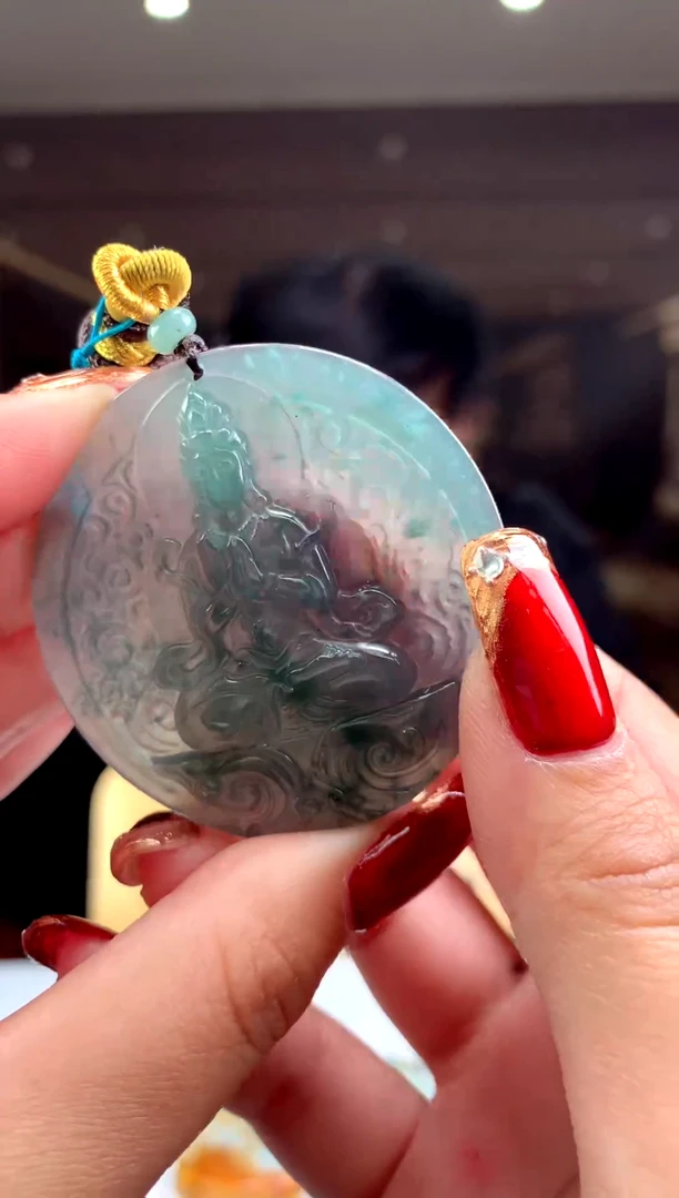 【闪购商品】定制翡翠未镶嵌天然A货翡翠挂件（拍一发一）