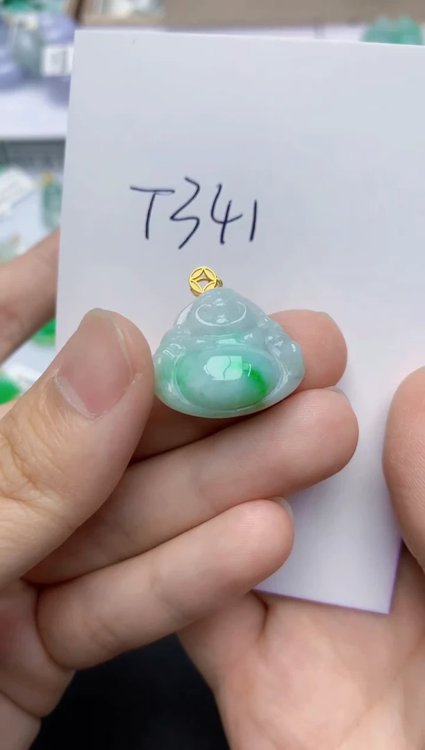 翡翠未镶嵌颈饰天然缅甸翡翠A货