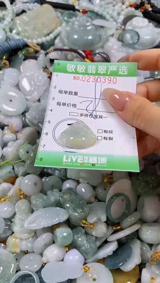 翡翠未镶嵌颈饰闪购0230390