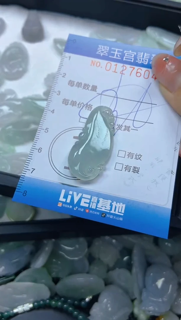 翡翠未镶嵌颈饰闪购0127604