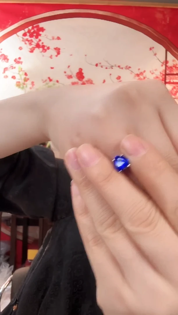 主播定制链接 爱心戒指2ct 定制圈口