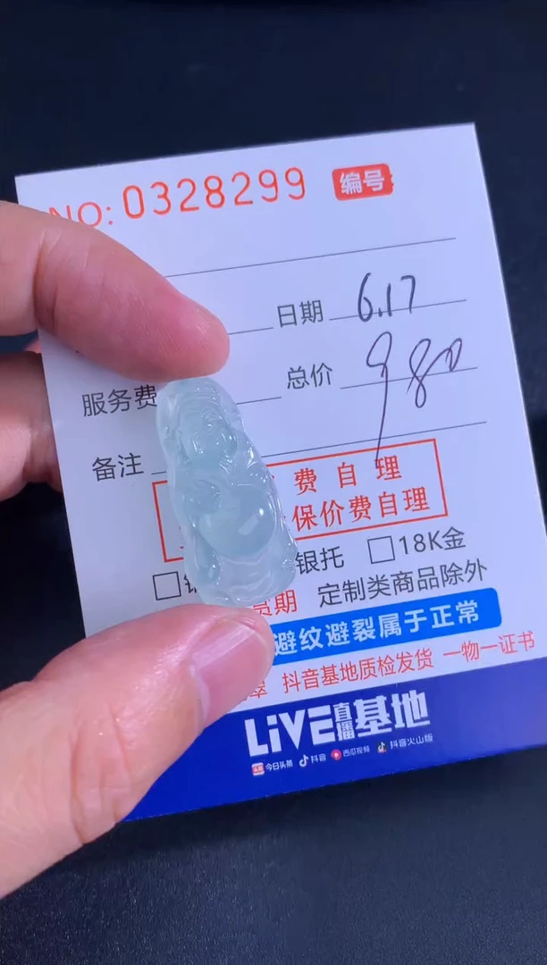翡翠未镶嵌颈饰天然A货翡翠