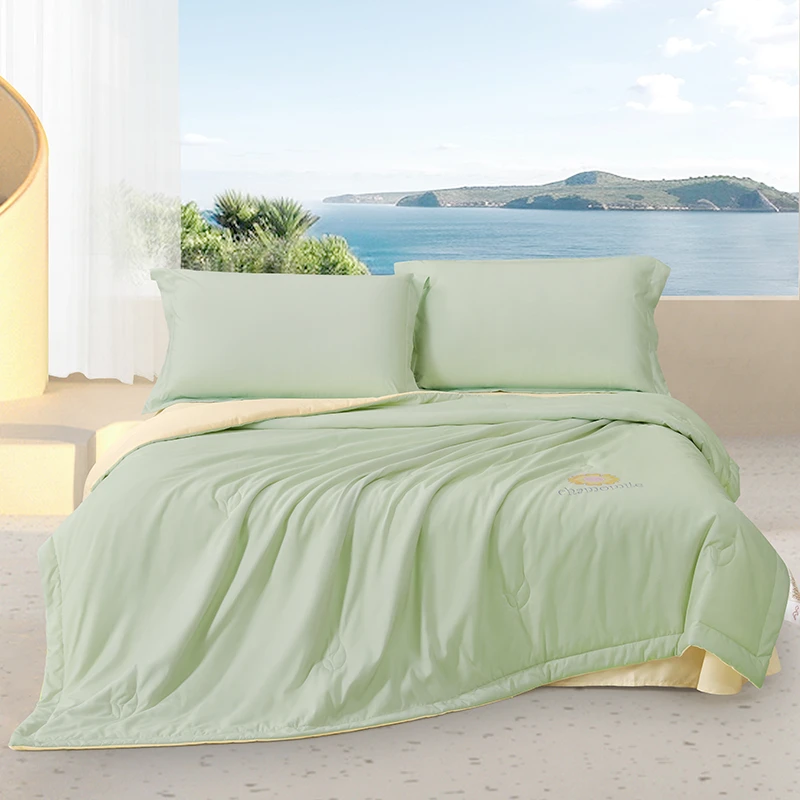 【反季补贴】水星家纺夏凉被四件套亲肤凉感夏被空调被家用床上用品