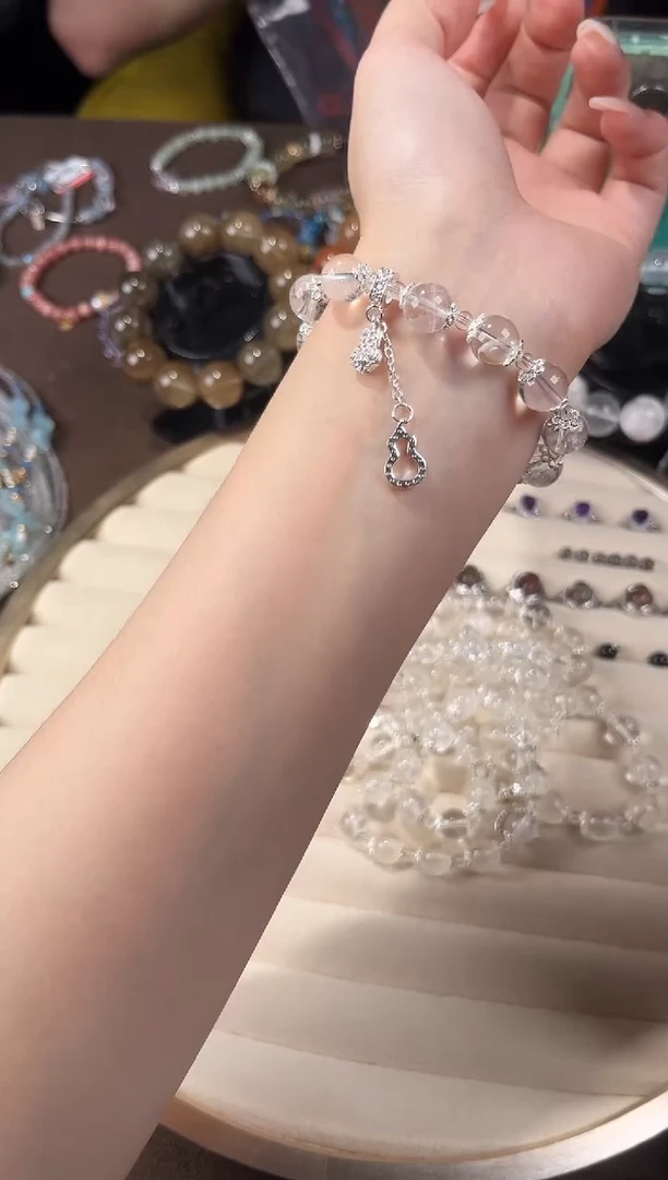 水晶手链未镶嵌白水晶阿塞葫芦