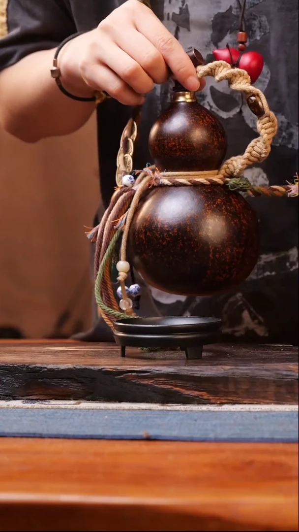 1928号精品大漆葫芦防腐防渗装水茶酒