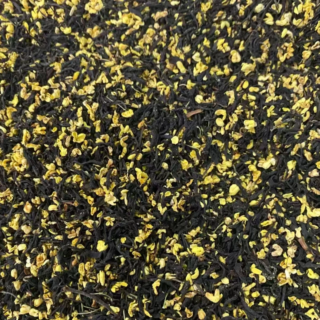 咸宁桂花红茶手工铁罐装150g基地自产桂花及茶叶