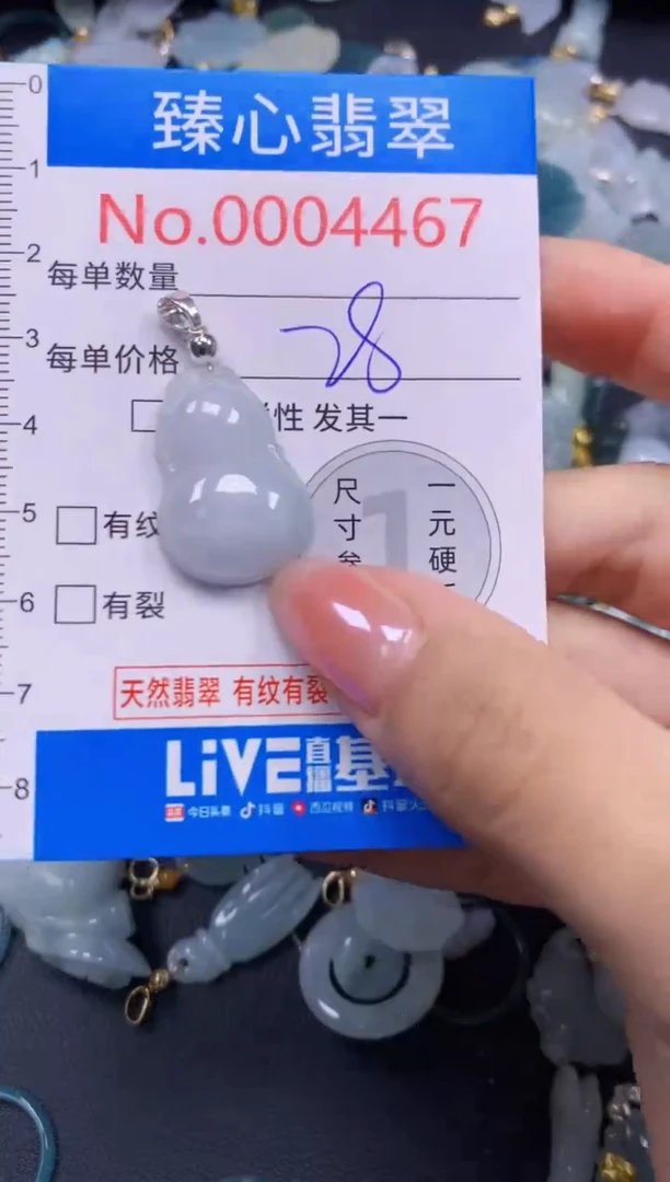 吊坠(不含链)未镶嵌翡翠4467