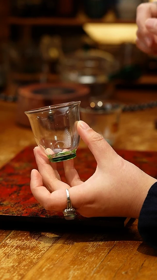 【闪购商品】禾器/晶彩韵杯/湖绿单杯