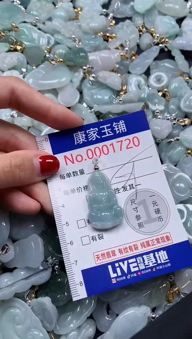 翡翠未镶嵌吊坠(不含链)1720