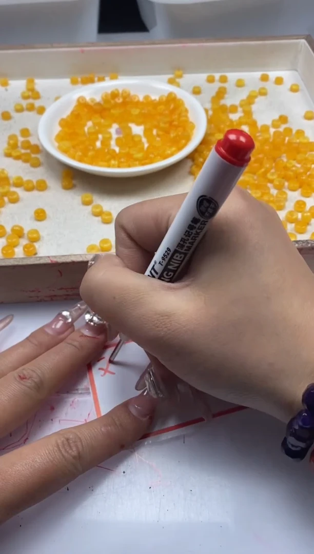 【闪购商品】蜜蜡颈饰未镶嵌w159蜜蜡直切算盘7*4mm*20颗