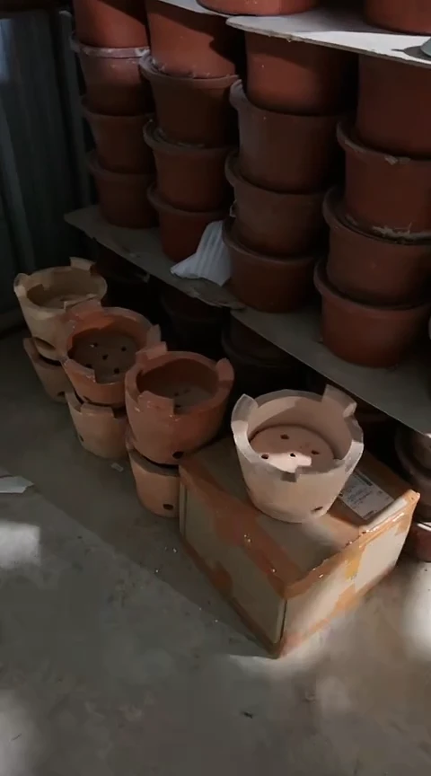 瑕疵色差粗陶碳炉