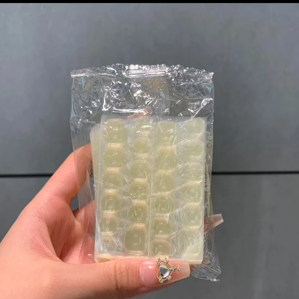 美甲果冻胶双面贴穿戴甲片双面胶防水果冻贴