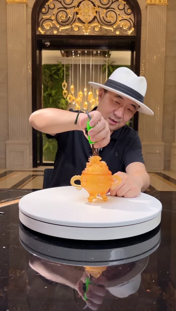 琉璃手工艺品AJ1212321香炉艺术摆件