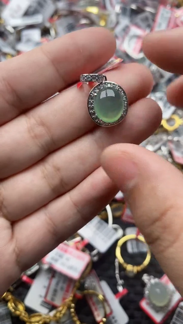 【闪购商品】翡翠戒指银S925镶嵌33333---7