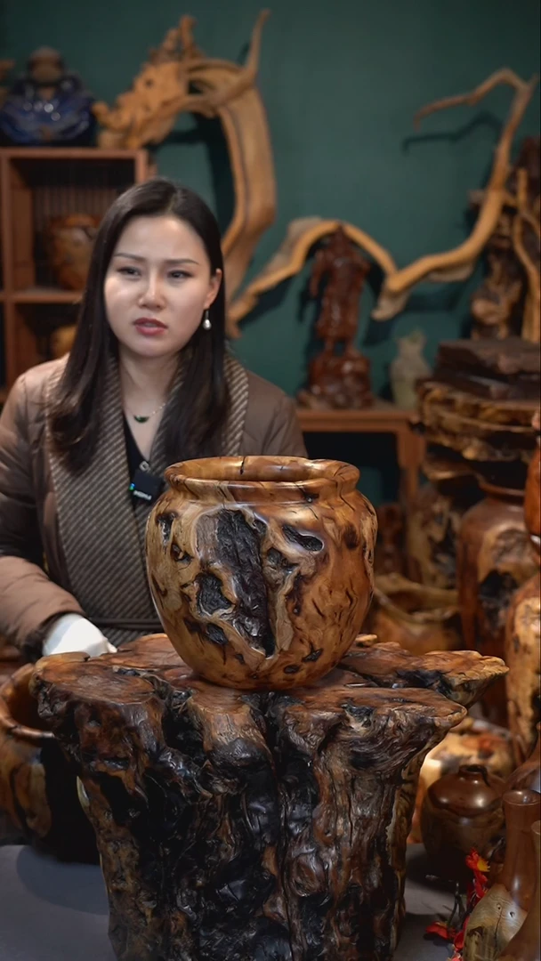 【闪购商品】枣木雷击枣木聚财缸