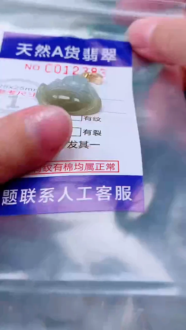 吊坠(不含链)未镶嵌翡翠1
