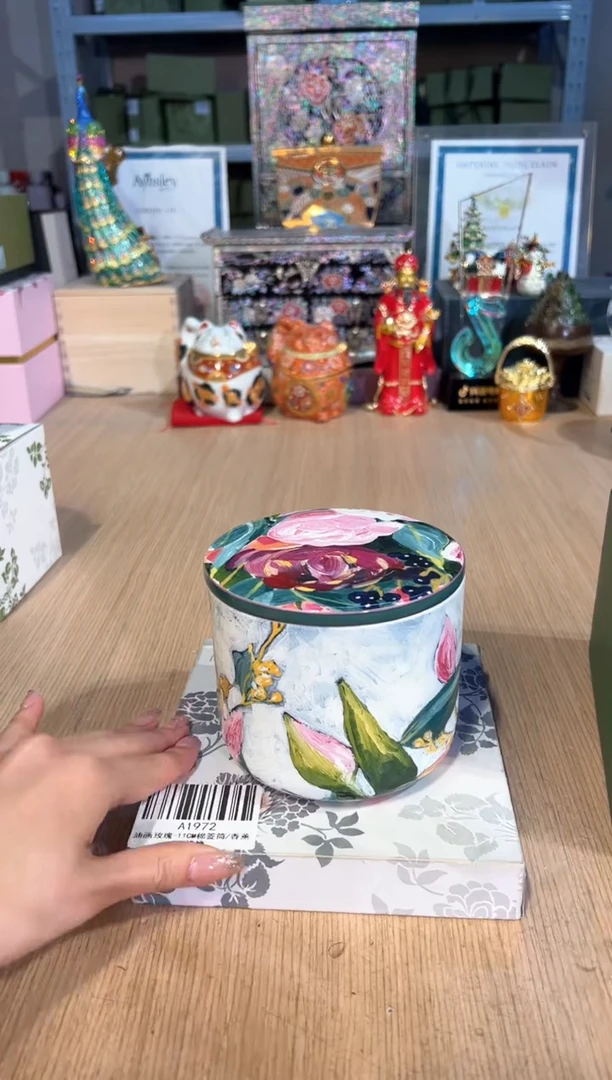 【闪购商品】杯34油画香薰蜡烛