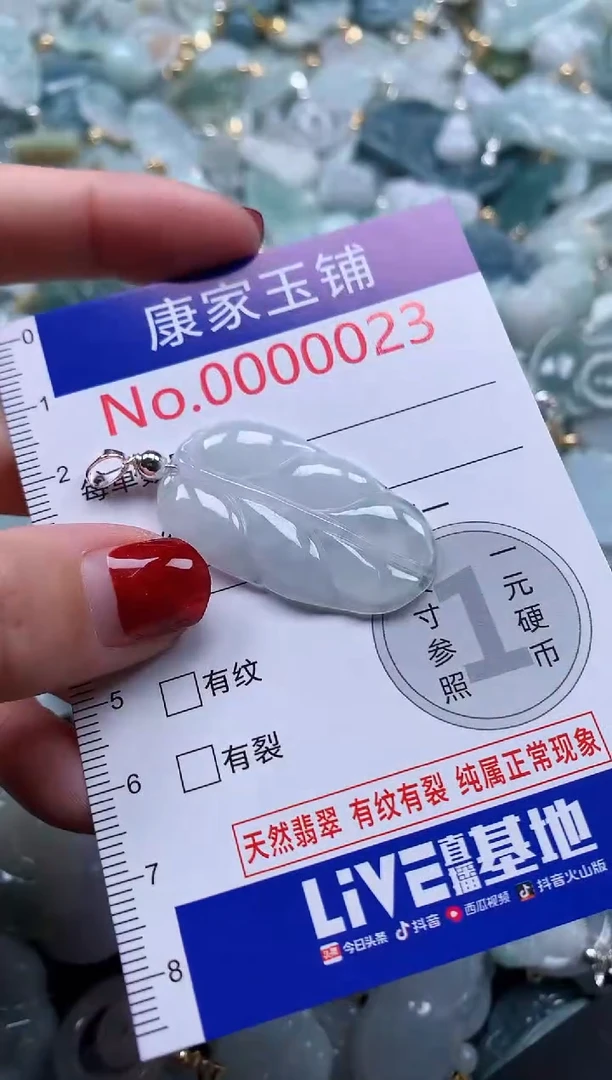 翡翠未镶嵌吊坠(不含链)23
