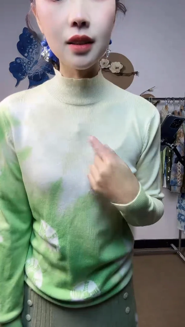 羊羔毛玲**！大理青纱云染
