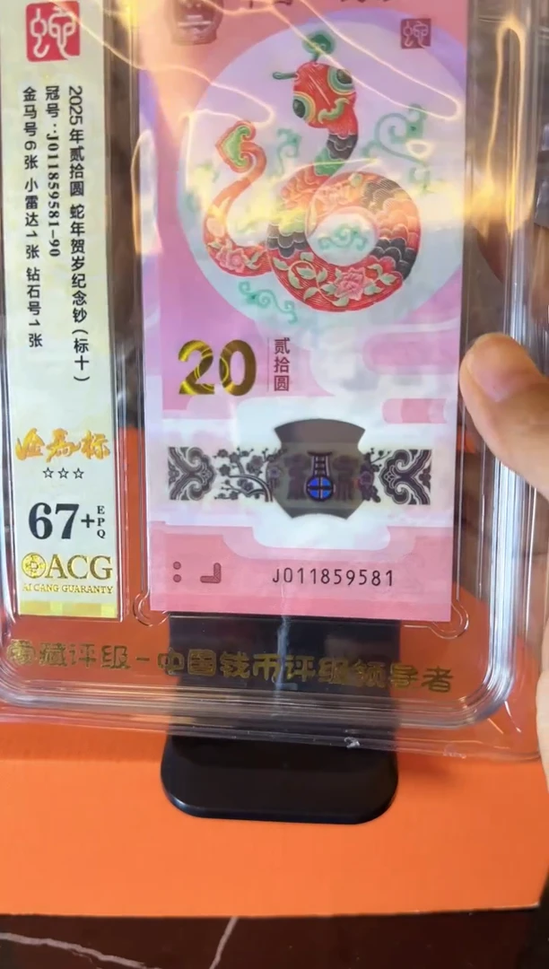 塑料2025 蛇钞 爱藏 标十 啊啊啊啊啊