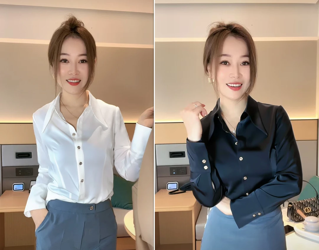 C189多色衬衫ins风洋气千金财阀时尚女装